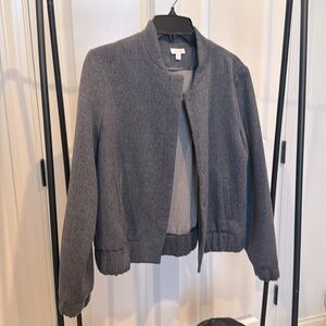 Cuyana cashmere bomber, size M